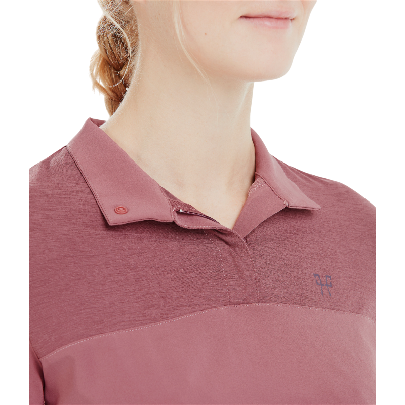 Horse Pilot - Camiseta de mujer manga larga Sunrise dark pink | - Ohlala