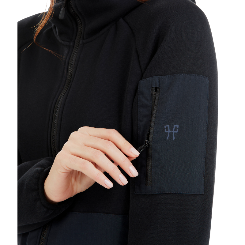 Horse Pilot - Veste femme manches longues Pampa blue graphite | - Ohlala