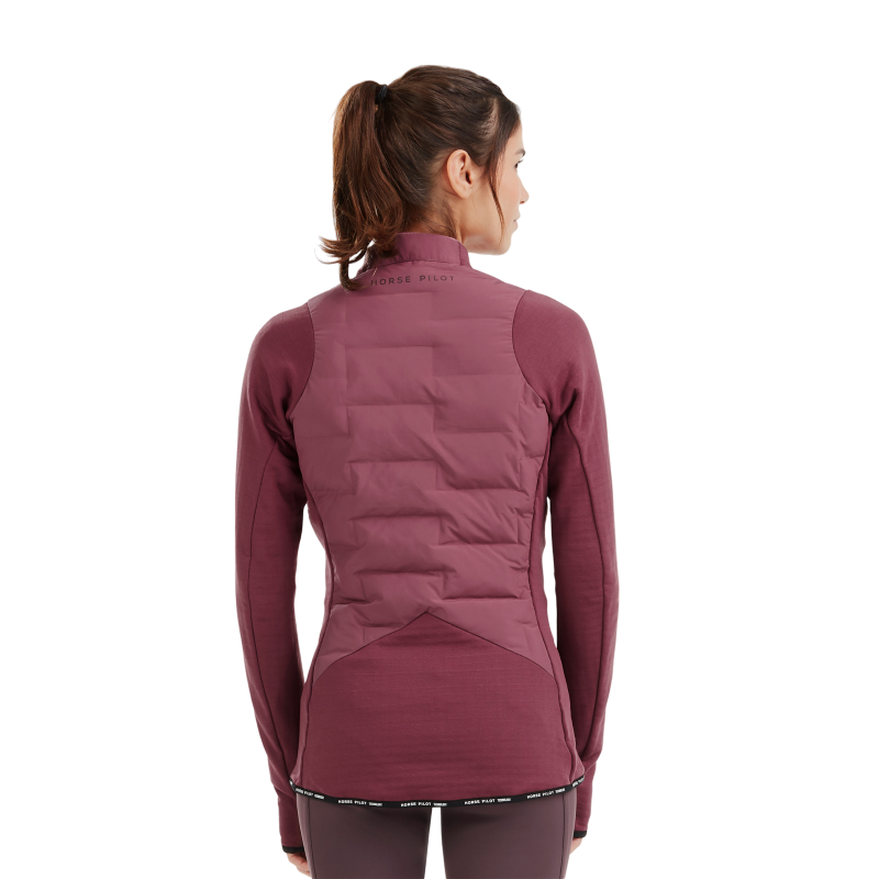 Horse Pilot - Chaqueta mujer manga larga Storm dark pink | - Ohlala