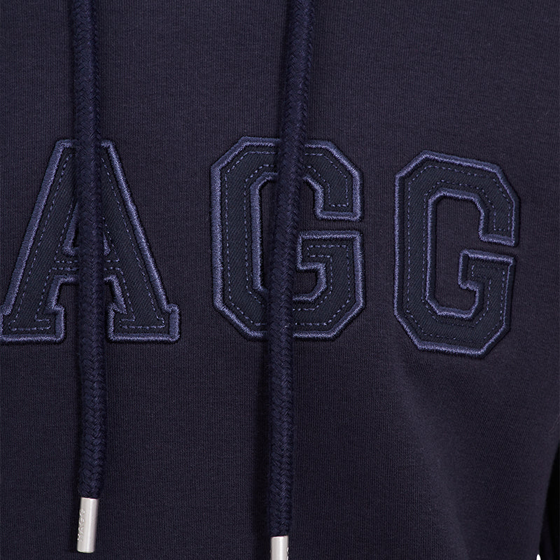 Hagg - Felpa con cappuccio uomo blu navy | - Ohlala