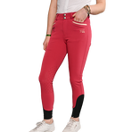 Jump'In - Pantalon d'équitation fille Luna framboise | - Ohlala