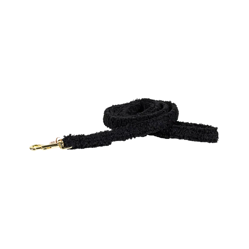 Kentucky Dogwear - Laisse pour chien Teddy Fleece noir 120 cm | - Ohlala