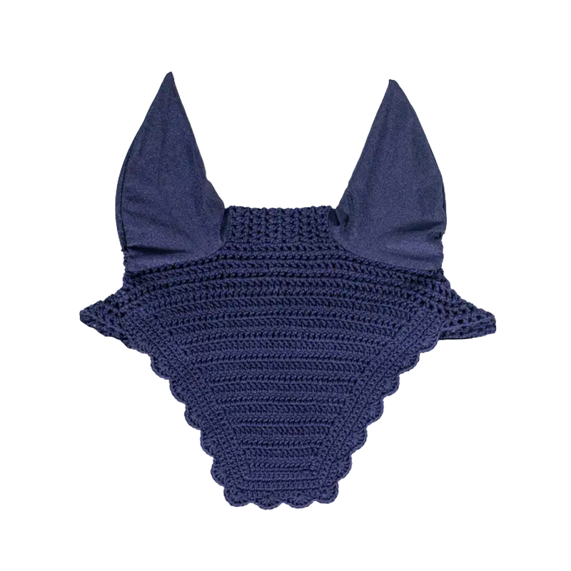Kentucky Horsewear - Geluidswerend oornetje voor paarden Wellington Wave marineblauw | - Ohlala