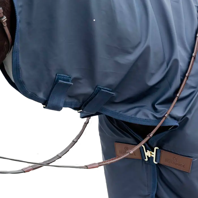 Kentucky Horsewear - Manta impermeable azul marino | - Ohlala