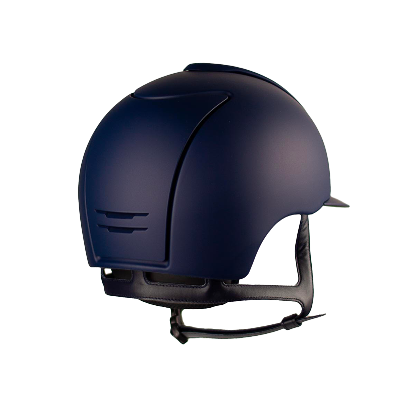 KEP - Kask jeździecki Cromo 2.0 Matt blue standardowy daszek | - Ohlala