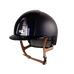 KEP - Cromo 2.0 Textile Polish Riding Helmet blue standard visor beige chin strap | - Ohlala