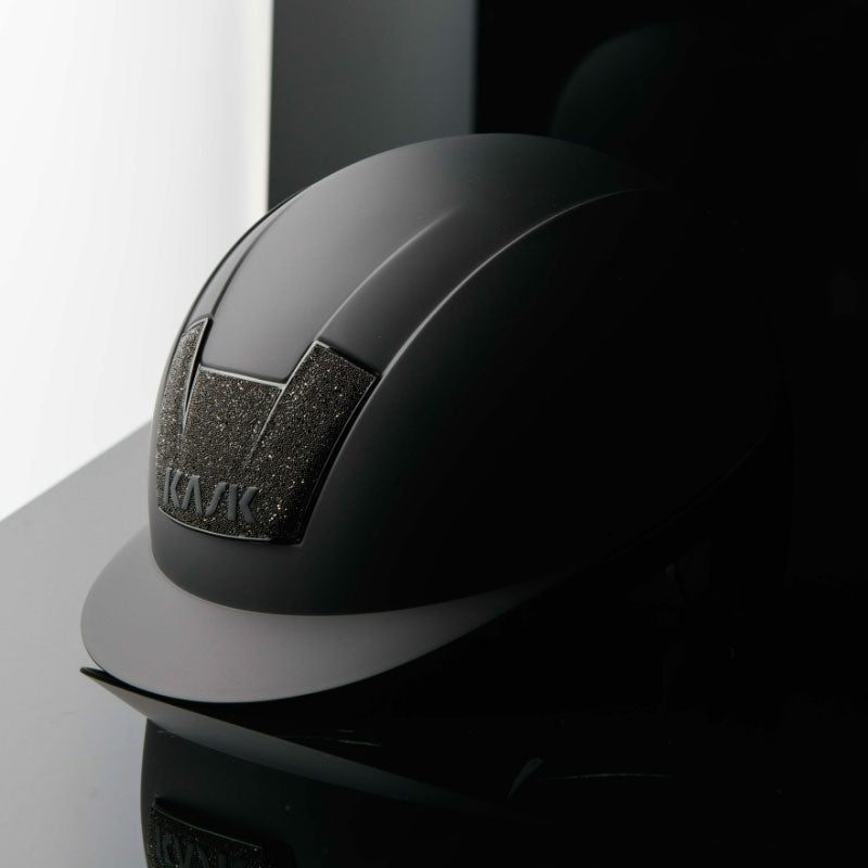 Kask - Kooki Lady Crystals Carpet Riding Helmet matt black | - Ohlala
