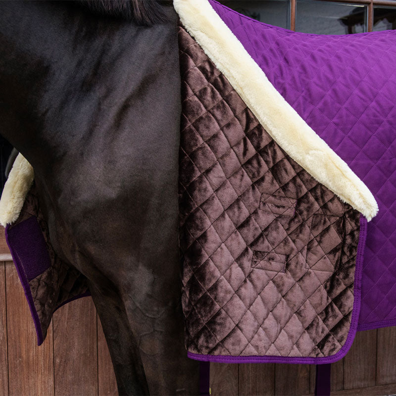 Kentucky Horsewear - ベルベットプレゼンテーションラグ バイオレット 160g | - Ohlala