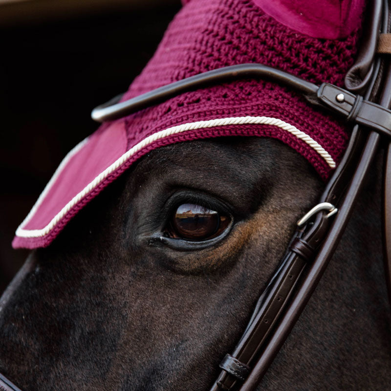 Kentucky Horsewear - Bonnet Wellington velvet burdeos | - Ohlala