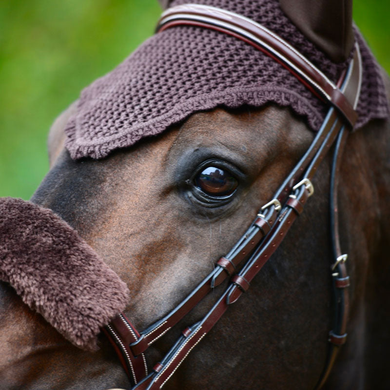 Kentucky Horsewear - Fly Ear Bonnet brown | - Ohlala