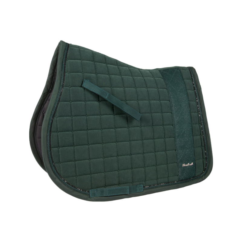 Lami-cell - Galaxy Star Dark Green Saddle Pad | - Ohlala