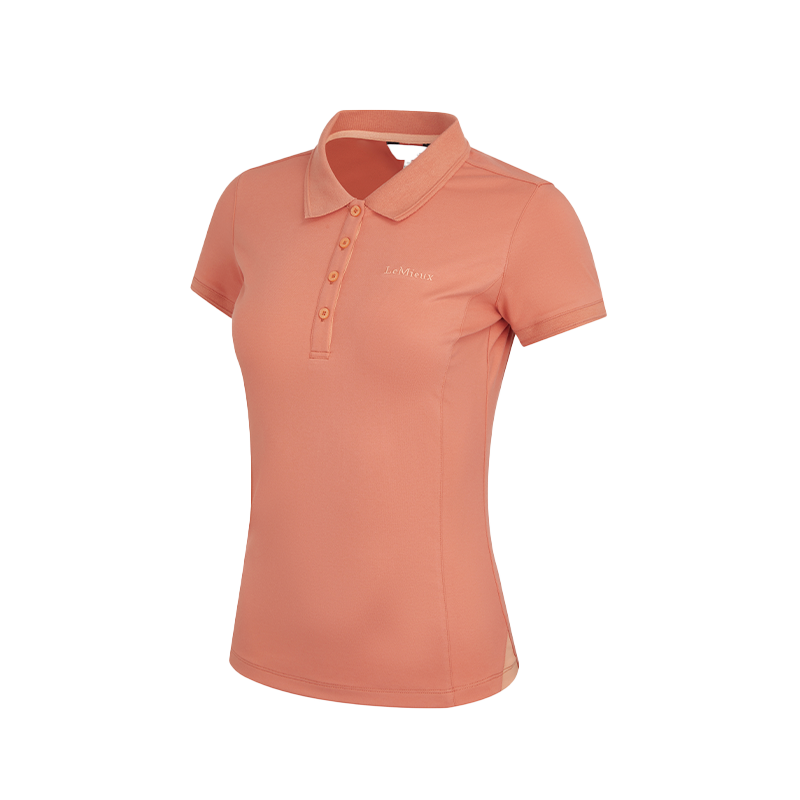 Lemieux - Polo maniche corte donna Classic apricot | - Ohlala