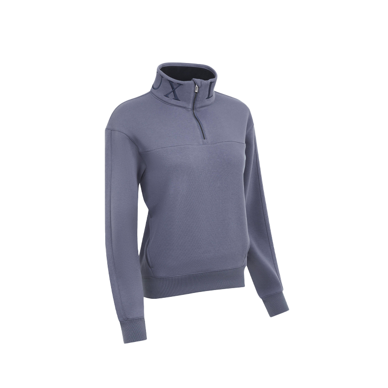 Lemieux - Kali Women's Zip Neck Sweatshirt Jay Blue | - Ohlala