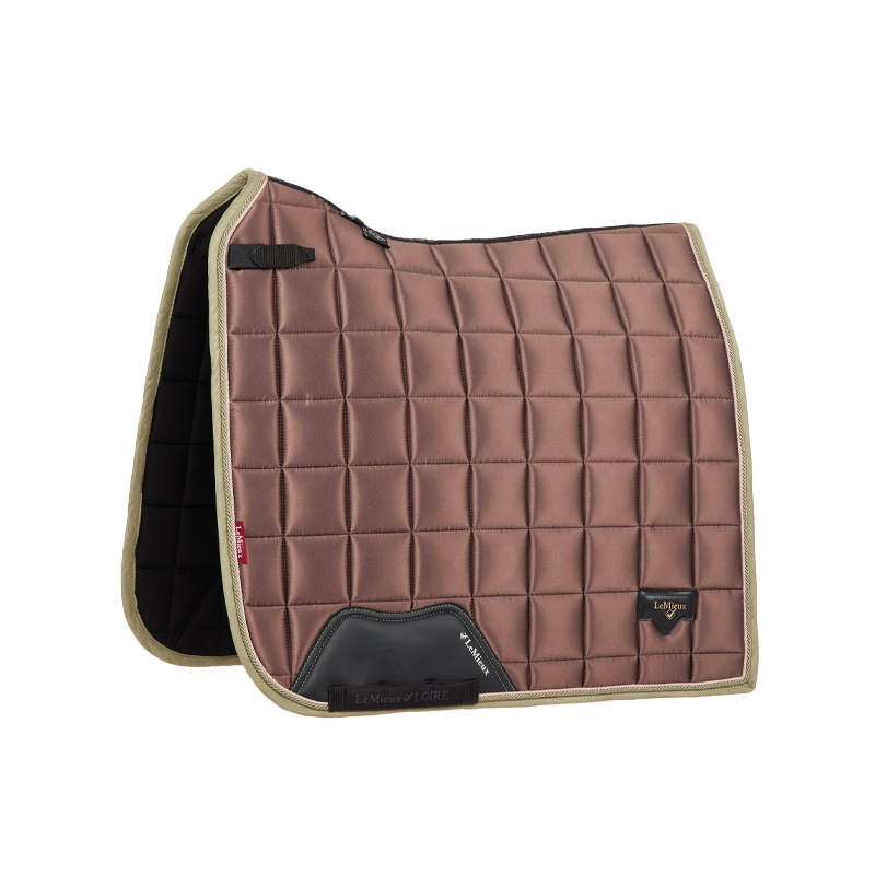 Lemieux - Dressurpad Square Loire Classique Satin Walnut | - Ohlala