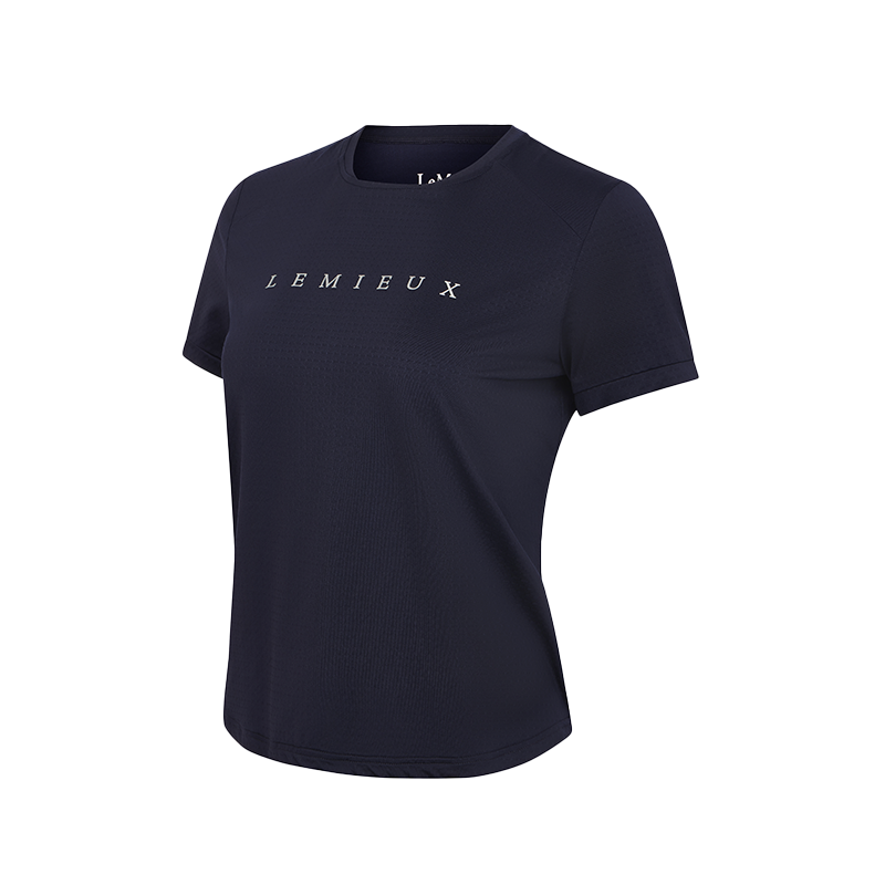 Lemieux - レディース半袖スポーツTシャツ マリンネイビー | - Ohlala
