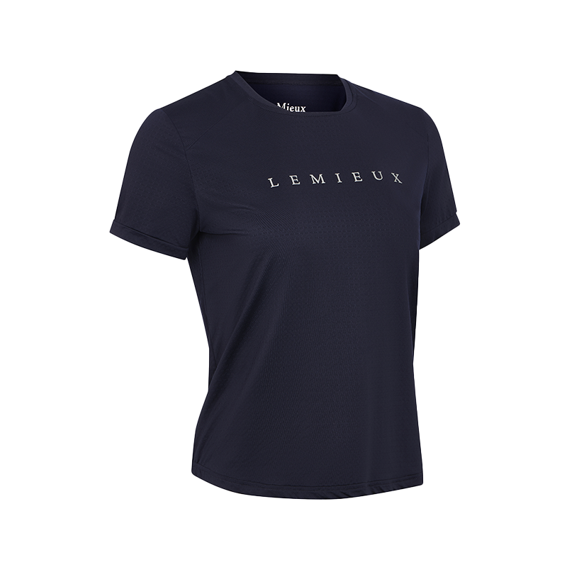 Lemieux - Women's short sleeve Sport T-shirt navy | - Ohlala