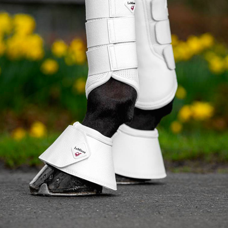 Lemieux - White leather brushing boots | - Ohlala