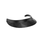 NACA - Visiera polo opaco nero onice/ logo nero | - Ohlala