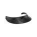 NACA - Daszek polo matowy czarny onyx/ logo czarne | - Ohlala