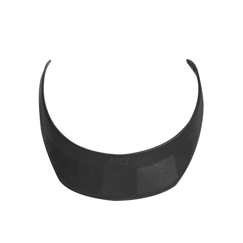 NACA - Standard-Schirm Leder schwarz | - Ohlala