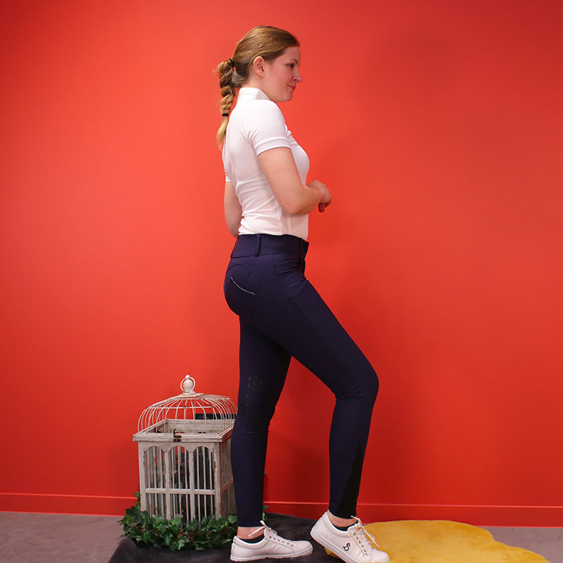Equithème - Spodnie push up Bella granatowe | - Ohlala