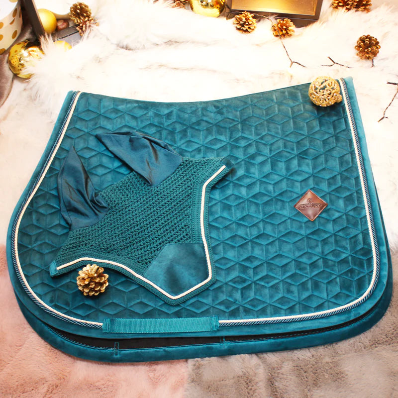 Kentucky Horsewear - Bonnet Wellington Velvet smaragdgrün | - Ohlala