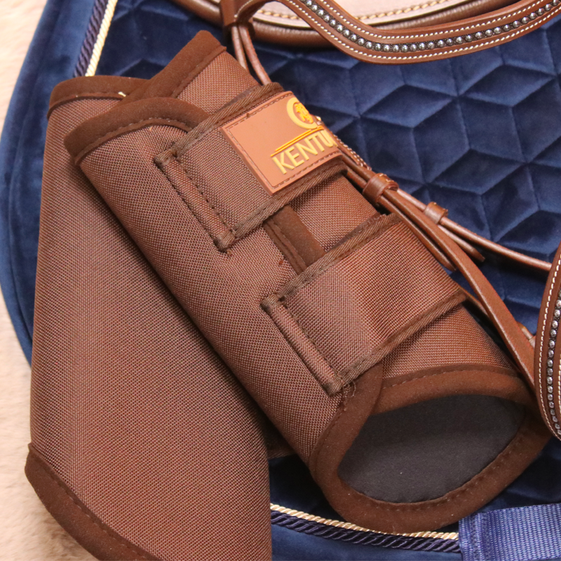 Kentucky Horsewear - Ochraniacze dla konia 3D Spacer Turnout Boots brązowe | - Ohlala