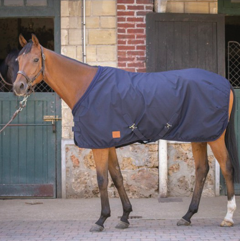 Paddock Sport - Navy cotton mesh shirt | - Ohlala