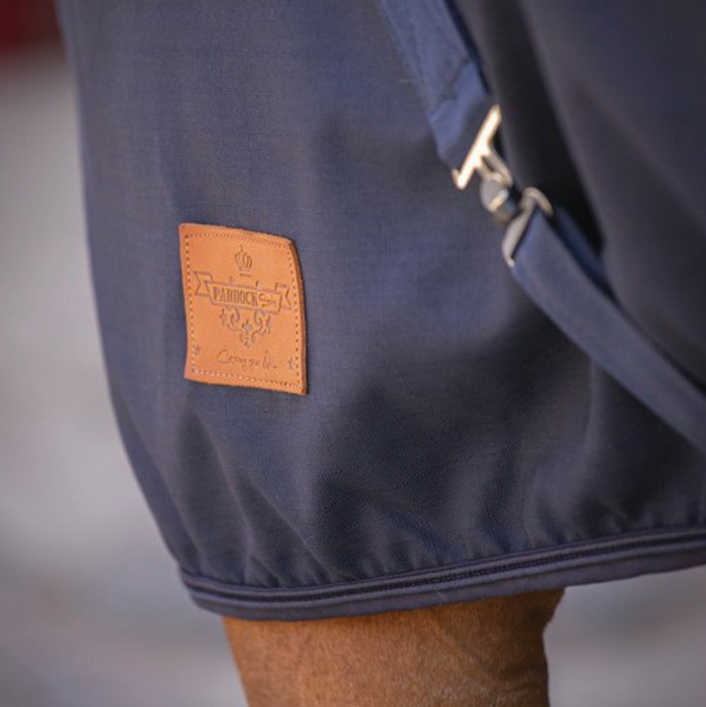 Paddock Sport - Navy cotton mesh shirt | - Ohlala