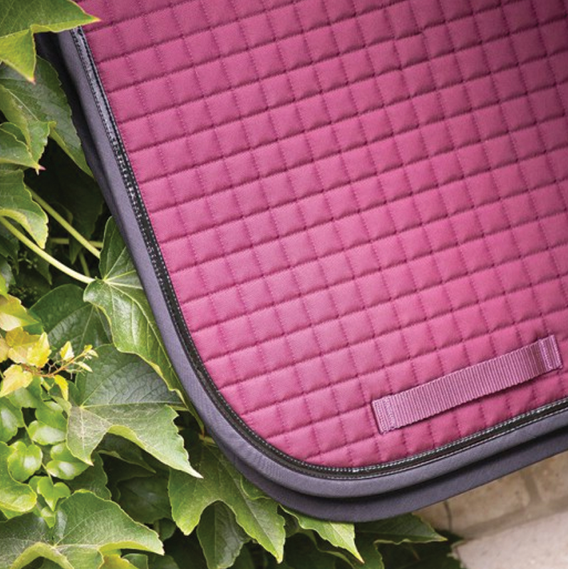 Paddock Sport - Dressage pad Americain plum | - Ohlala