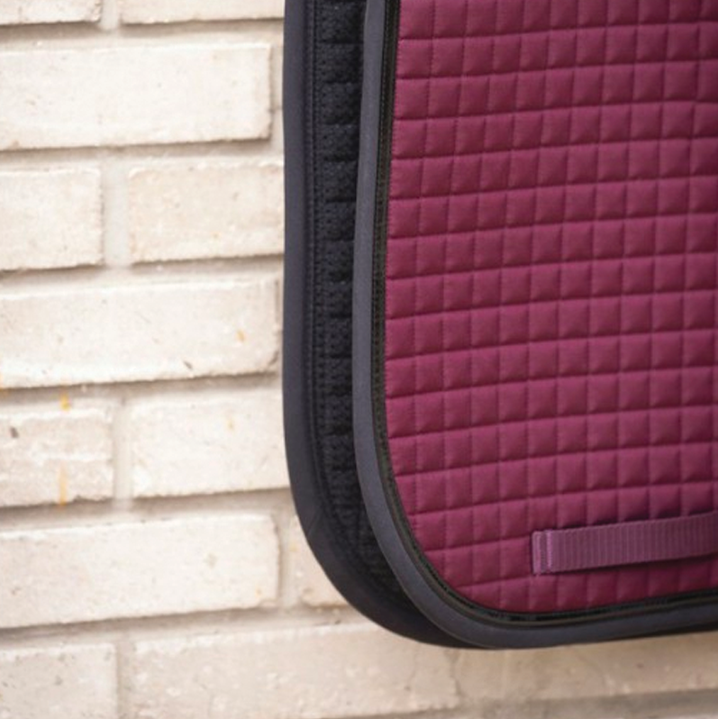 Paddock Sport - Dressage pad Americain plum | - Ohlala