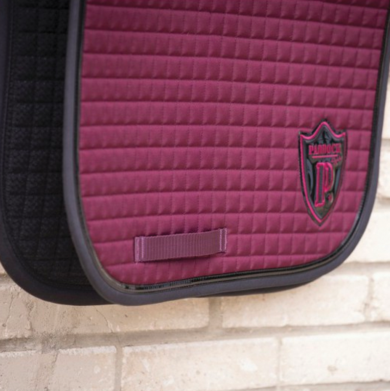 Paddock Sport - Dressage pad Americain plum | - Ohlala