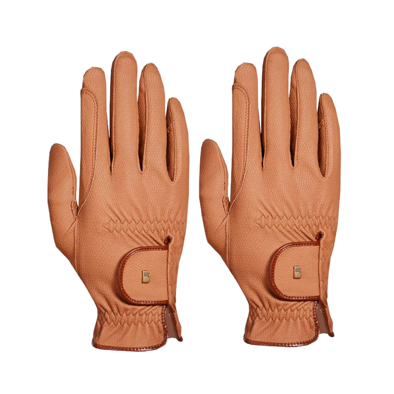 Roeckl - Grip caramel riding gloves | - Ohlala