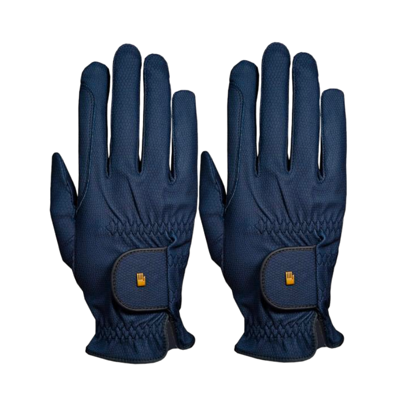 Roeckl - Junior Grip riding gloves navy | - Ohlala