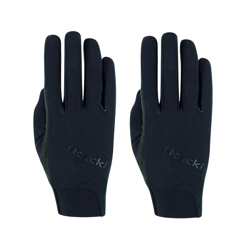 Roeckl - Maniva Black Riding Gloves | - Ohlala