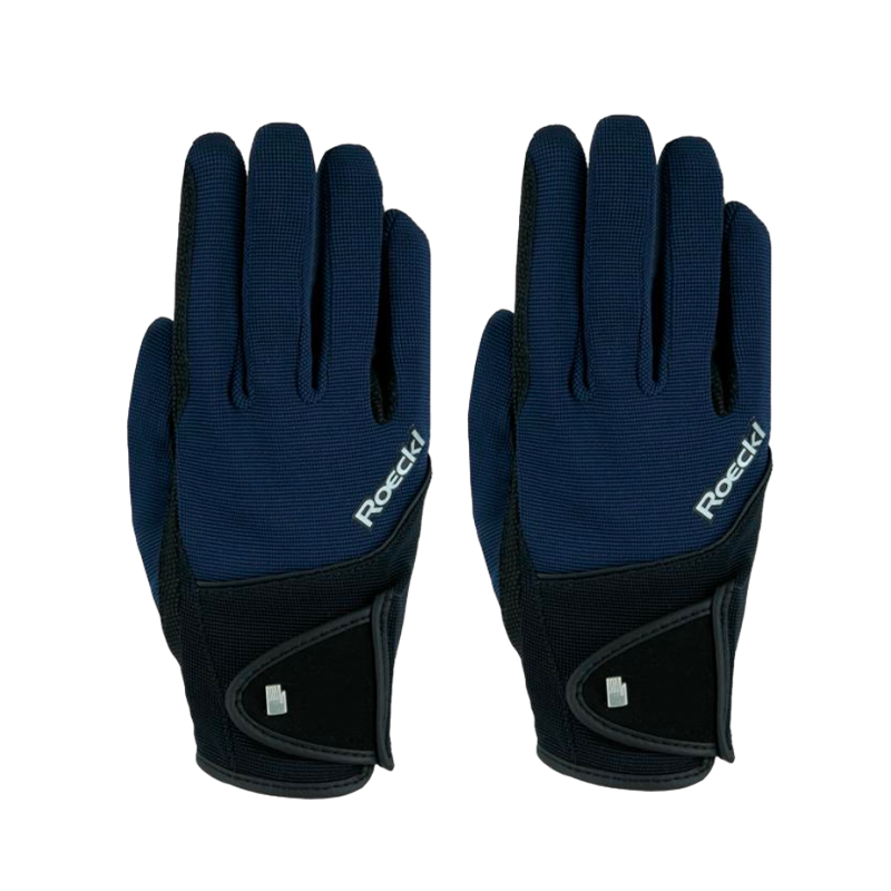 Roeckl - Milano navy riding gloves | - Ohlala