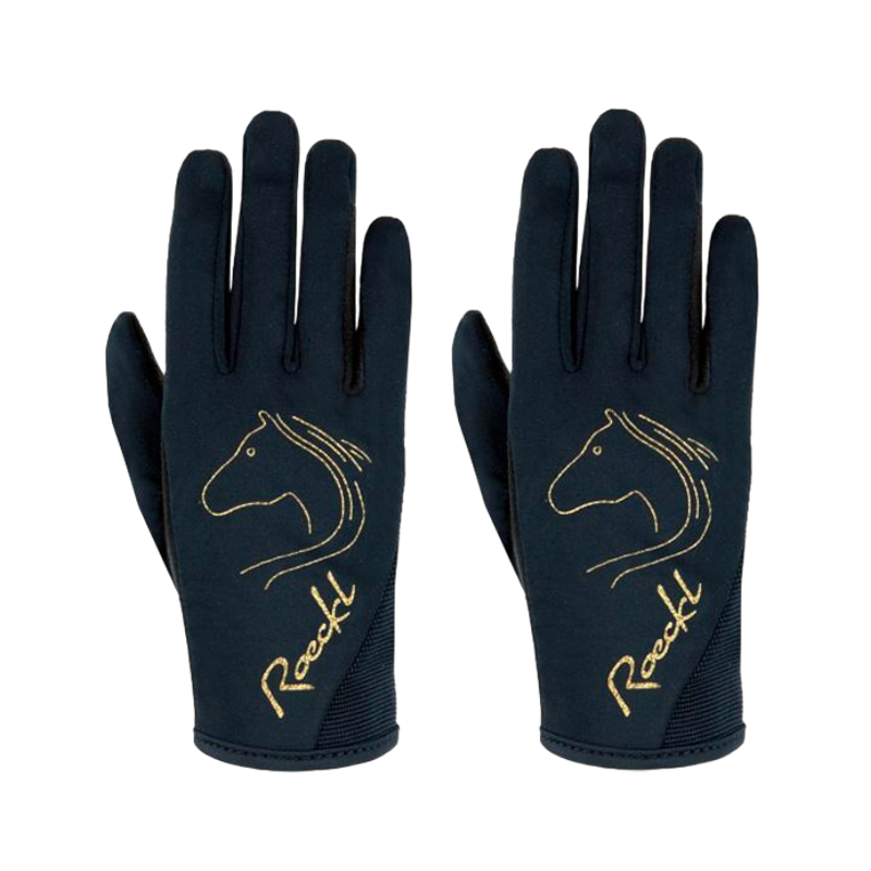 Roeckl - Tryon Black Riding Gloves | - Ohlala