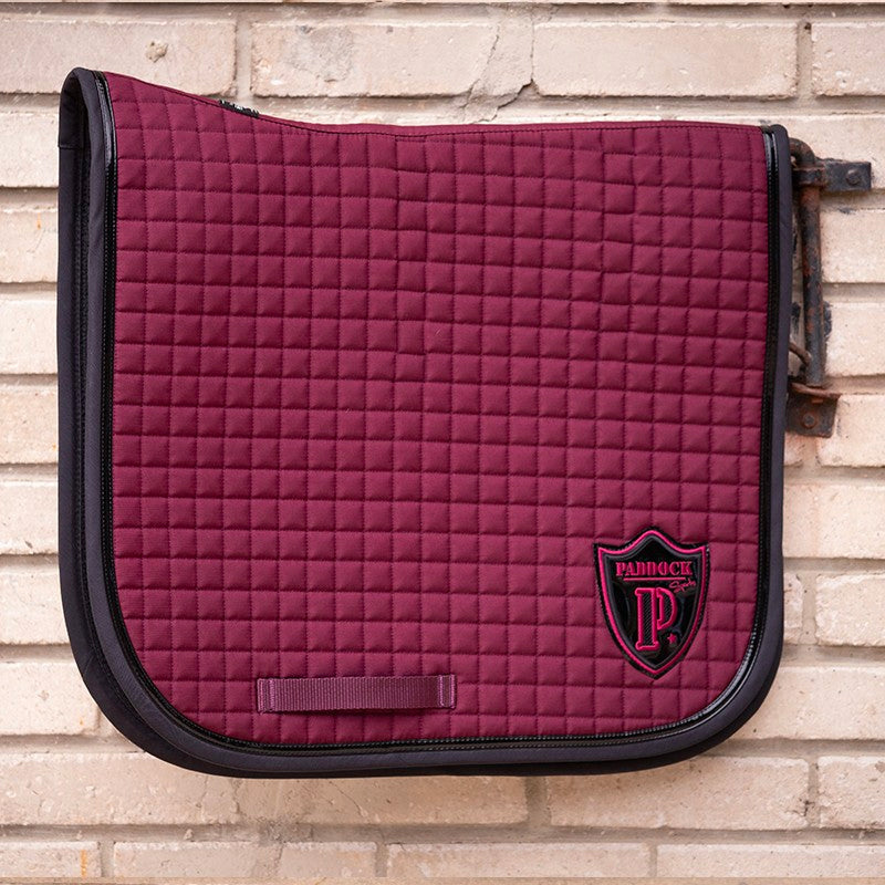 Paddock Sport - Dressage pad Americain plum | - Ohlala