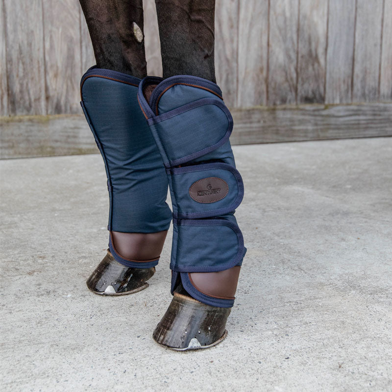 Kentucky Horsewear - Parastinchi da trasporto blu navy | - Ohlala
