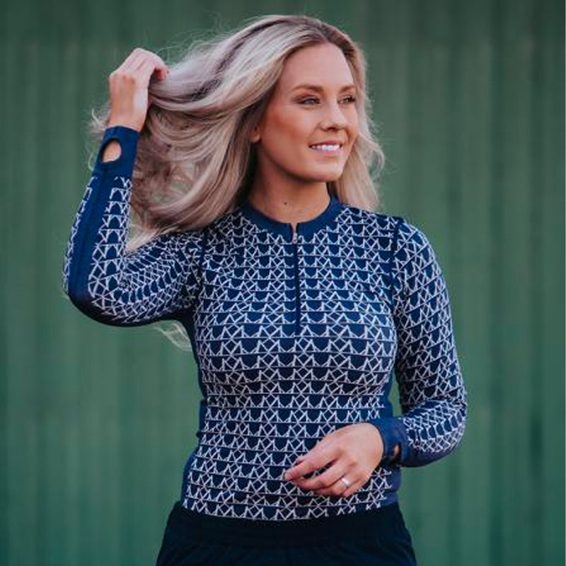 Mountain Horse - Baselayer tecnico Magic blu marino | - Ohlala