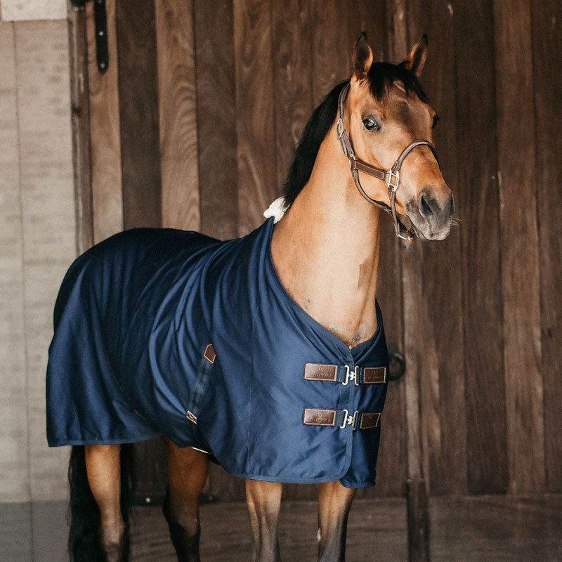 Kentucky Horsewear - Coperta in cotone blu navy 0g | - Ohlala