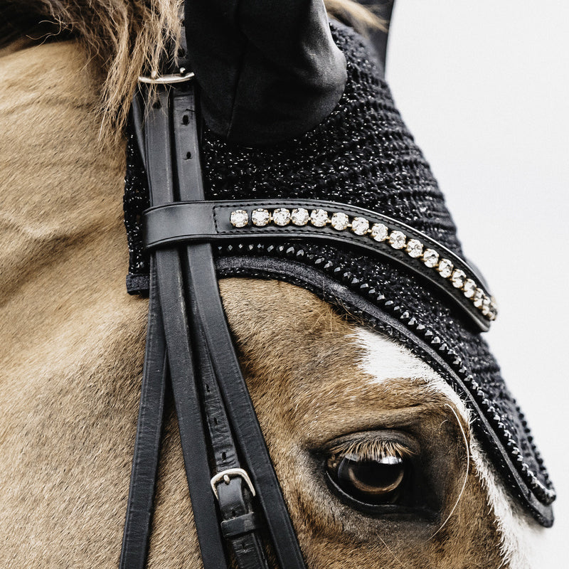 Kentucky Horsewear - Glitters oornetje zwart | - Ohlala