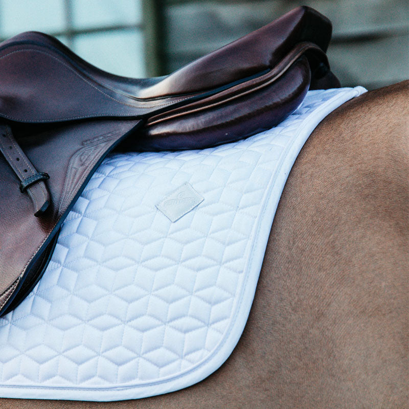 Kentucky Horsewear - Sattelpad Basic Weiß | - Ohlala