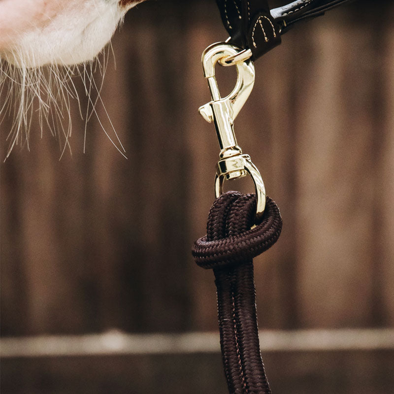Kentucky Horsewear - Lead rope with snap hook chocolate | - Ohlala