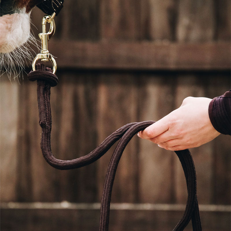 Kentucky Horsewear - Lead rope with snap hook chocolate | - Ohlala