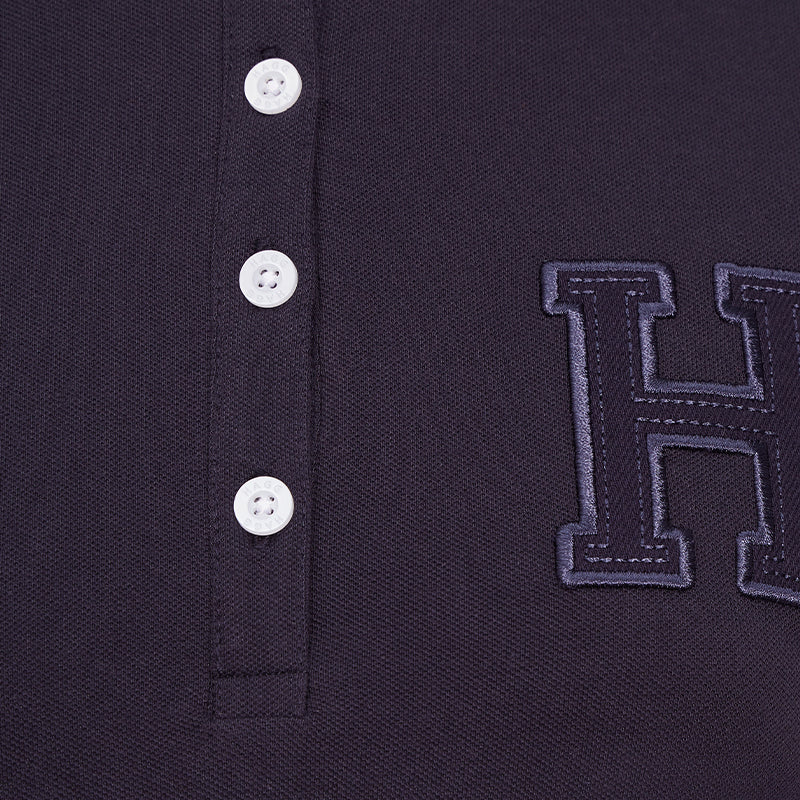Hagg - Polo manica corta donna blu marino | - Ohlala