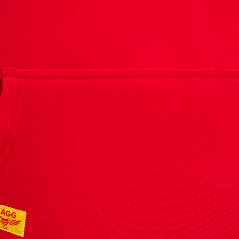 Hagg - Heren hoodie rood/ geel/ zwart | - Ohlala