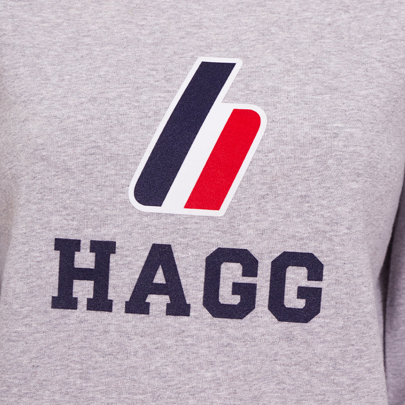 Hagg - Rundhals-Sweatshirt Damen grau | - Ohlala