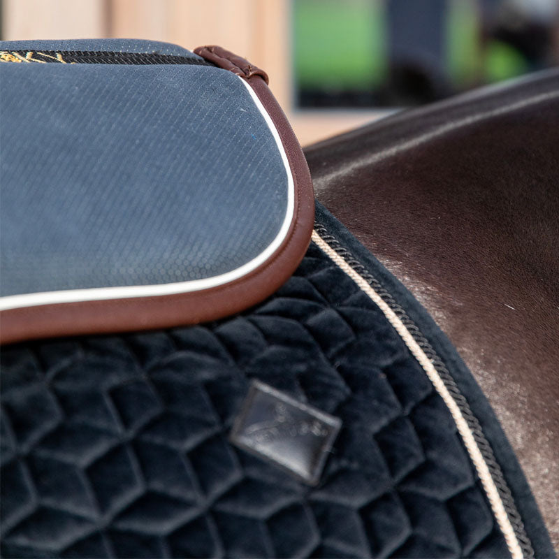Kentucky Horsewear - Amortyzator dla koni Absorb granatowy/brązowy | - Ohlala