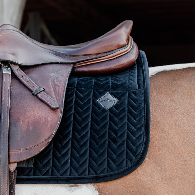 Kentucky Horsewear - Schabracke Skin Friendly Velvet Schwarz | - Ohlala
